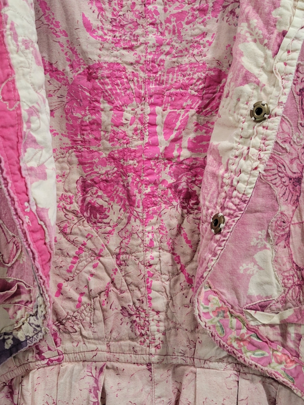 Magnolia Pearl Pink Floral Boho Dress Coat - Picture 3 of 4